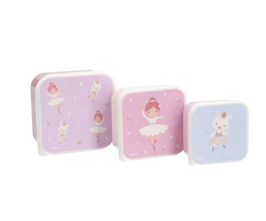 SET CAJAS ALMUERZO BAILARINA