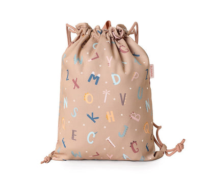 MOCHILA SACO LETTERS