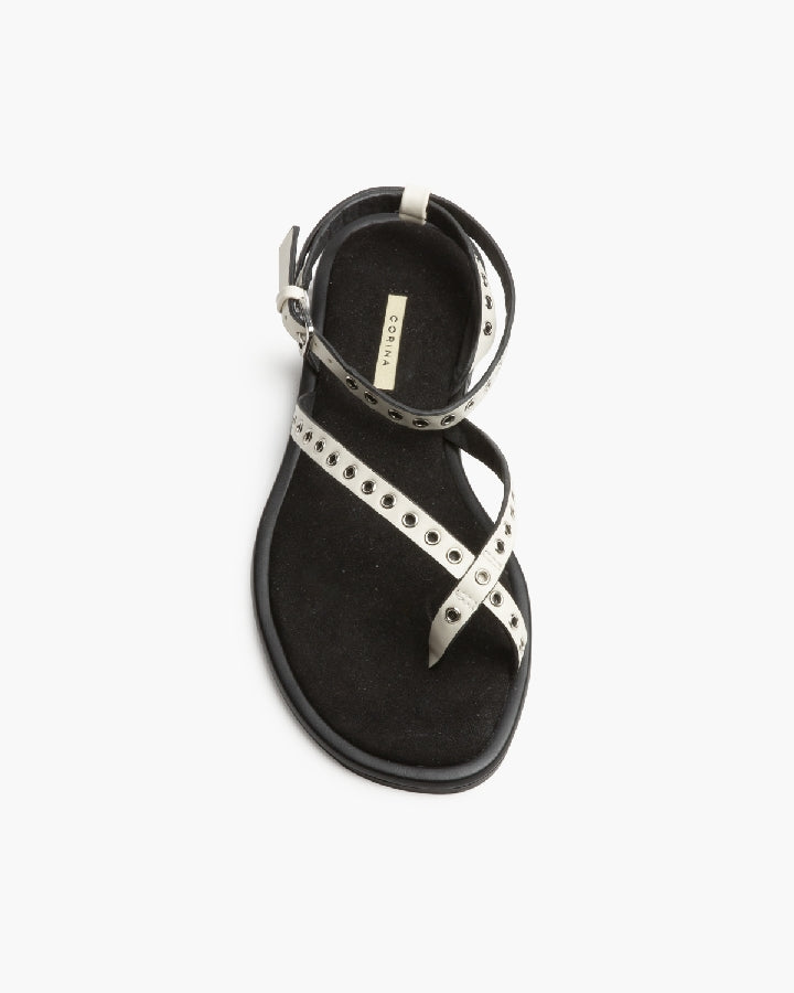 SANDALIA TACHAS BEIGE