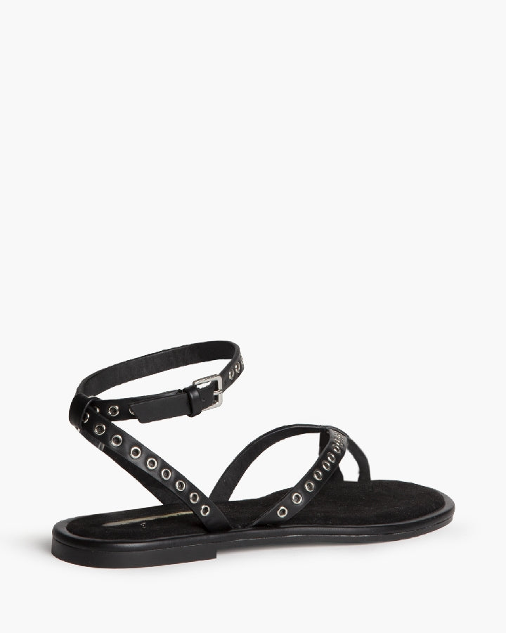 SANDALIA TACHAS NEGRO