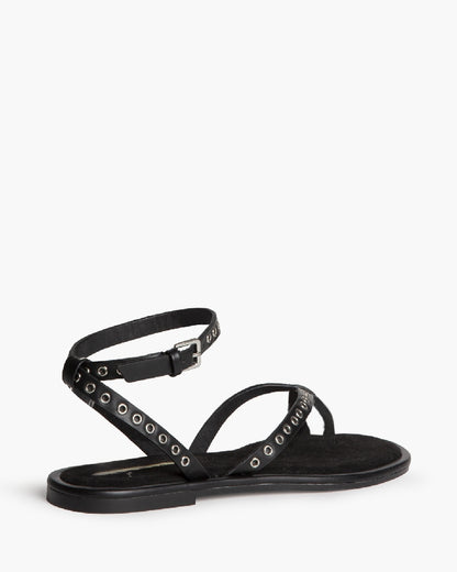 SANDALIA TACHAS NEGRO