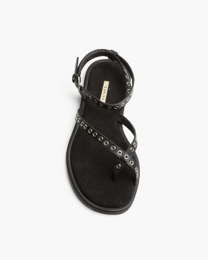 SANDALIA TACHAS NEGRO