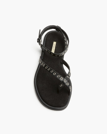 SANDALIA TACHAS NEGRO