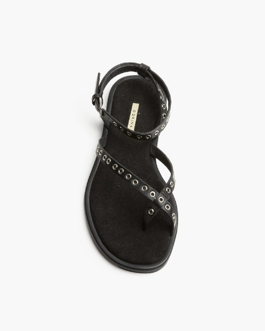 SANDALIA TACHAS NEGRO