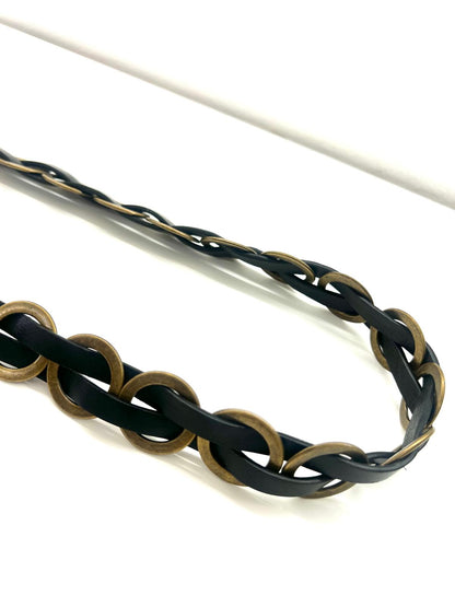 CINTURÓN METAL NEGRO