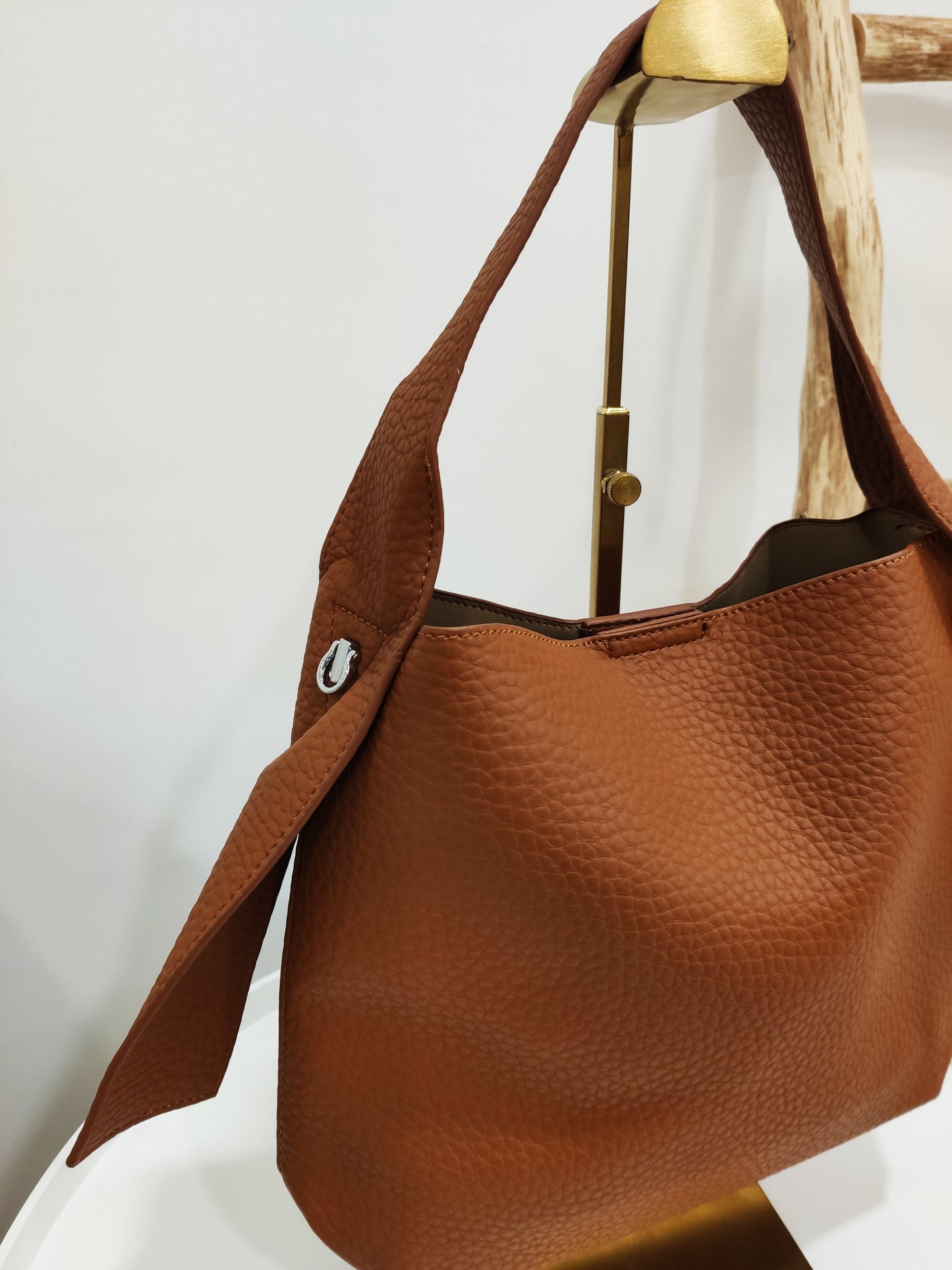 BOLSO TOTE MARRÓN