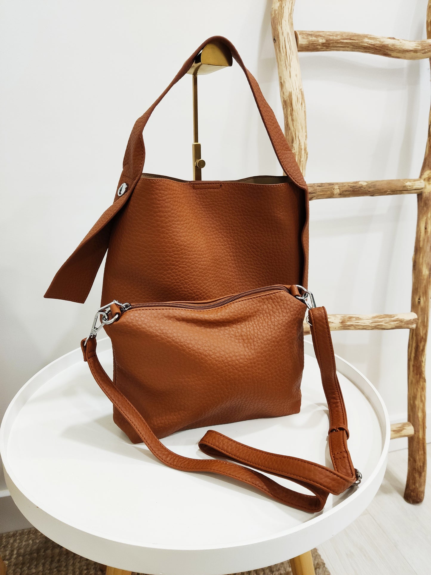 BOLSO TOTE MARRÓN