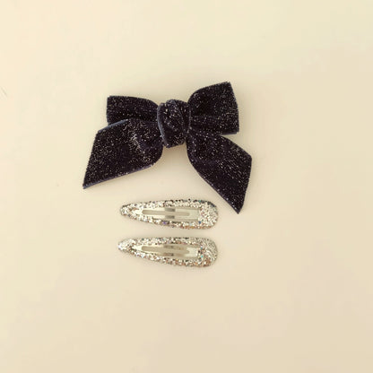 PACK LAZO + CLIPS GLITTER