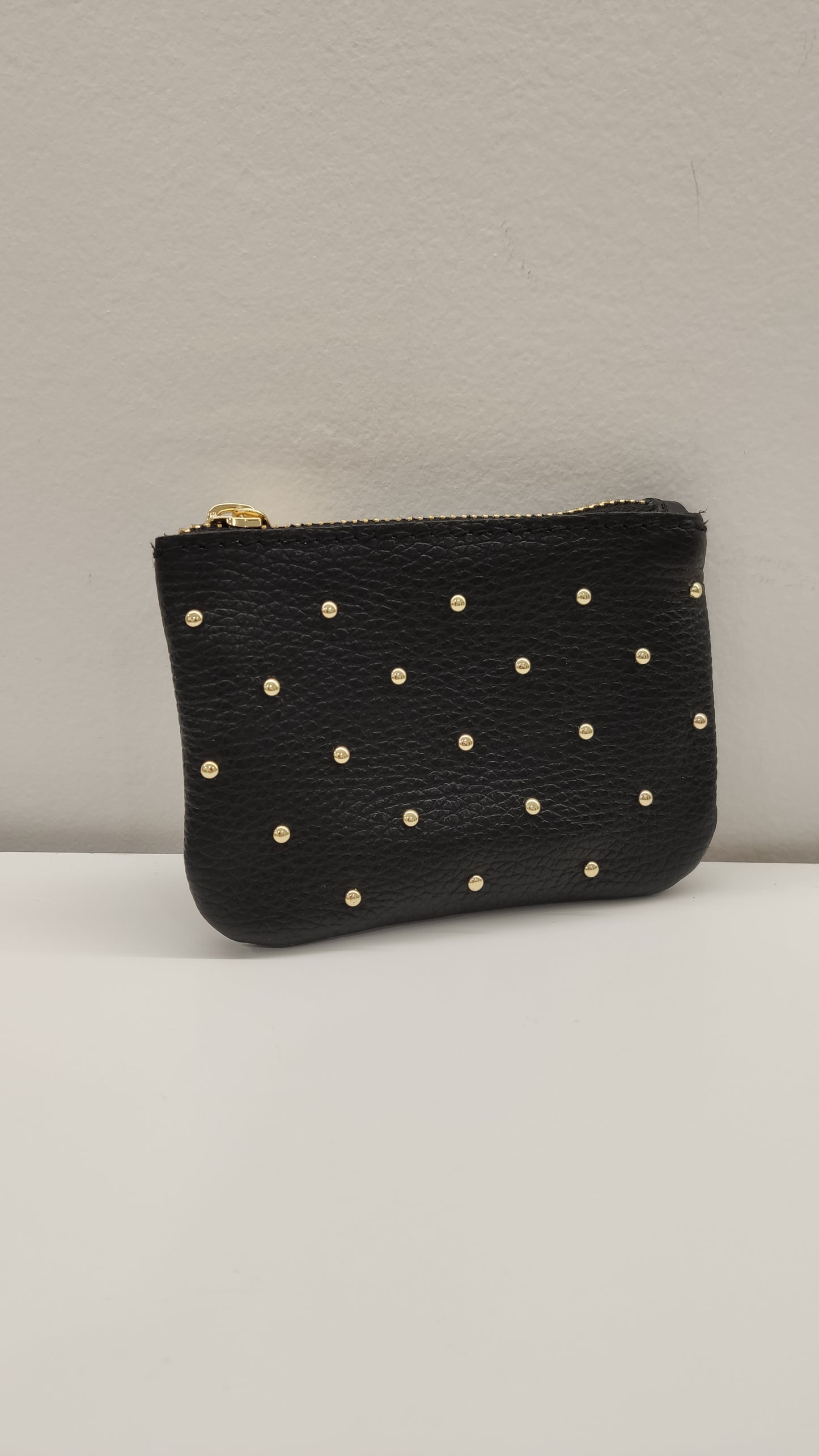 MONEDERO PIEL TACHAS