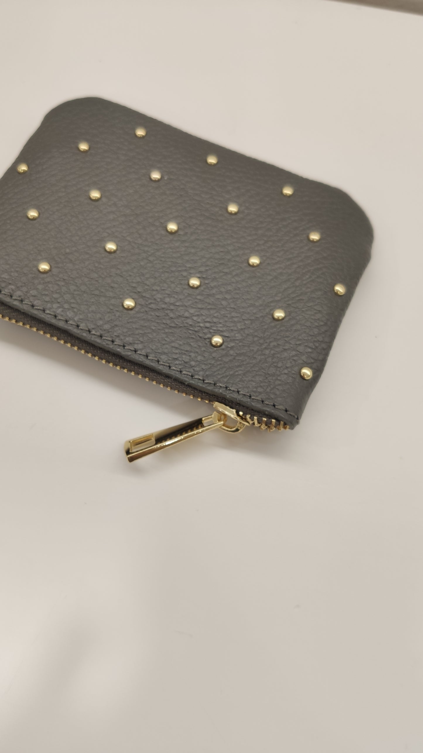 MONEDERO PIEL TACHAS