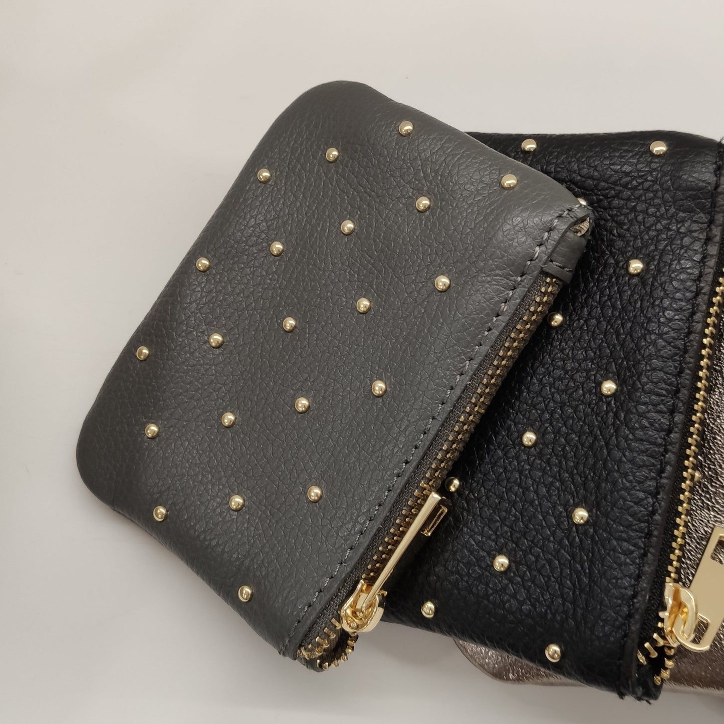 MONEDERO PIEL TACHAS