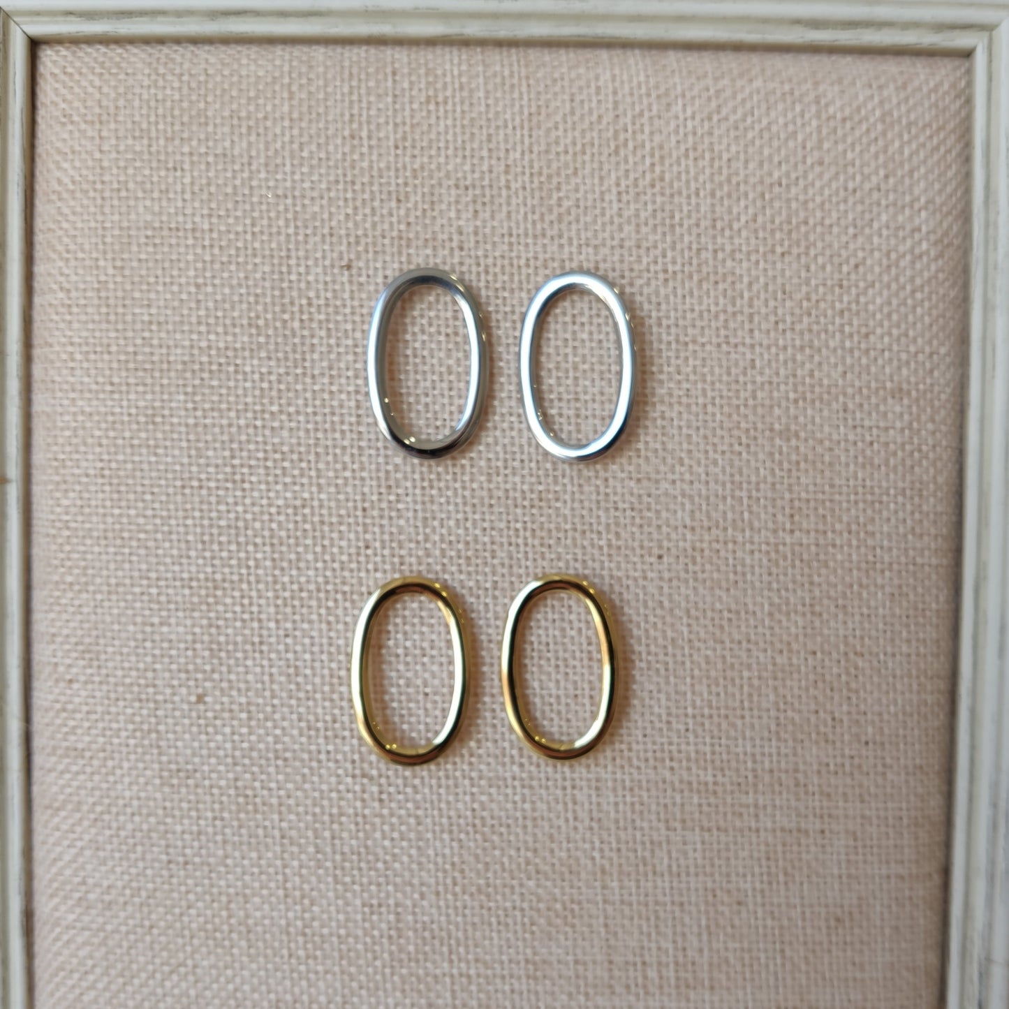 PENDIENTES OVAL