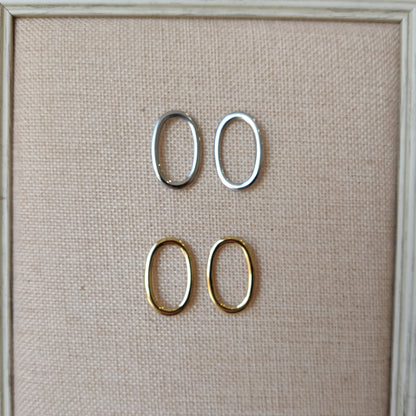 PENDIENTES OVAL