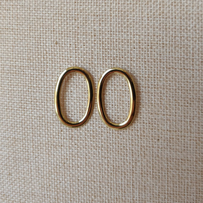 PENDIENTES OVAL