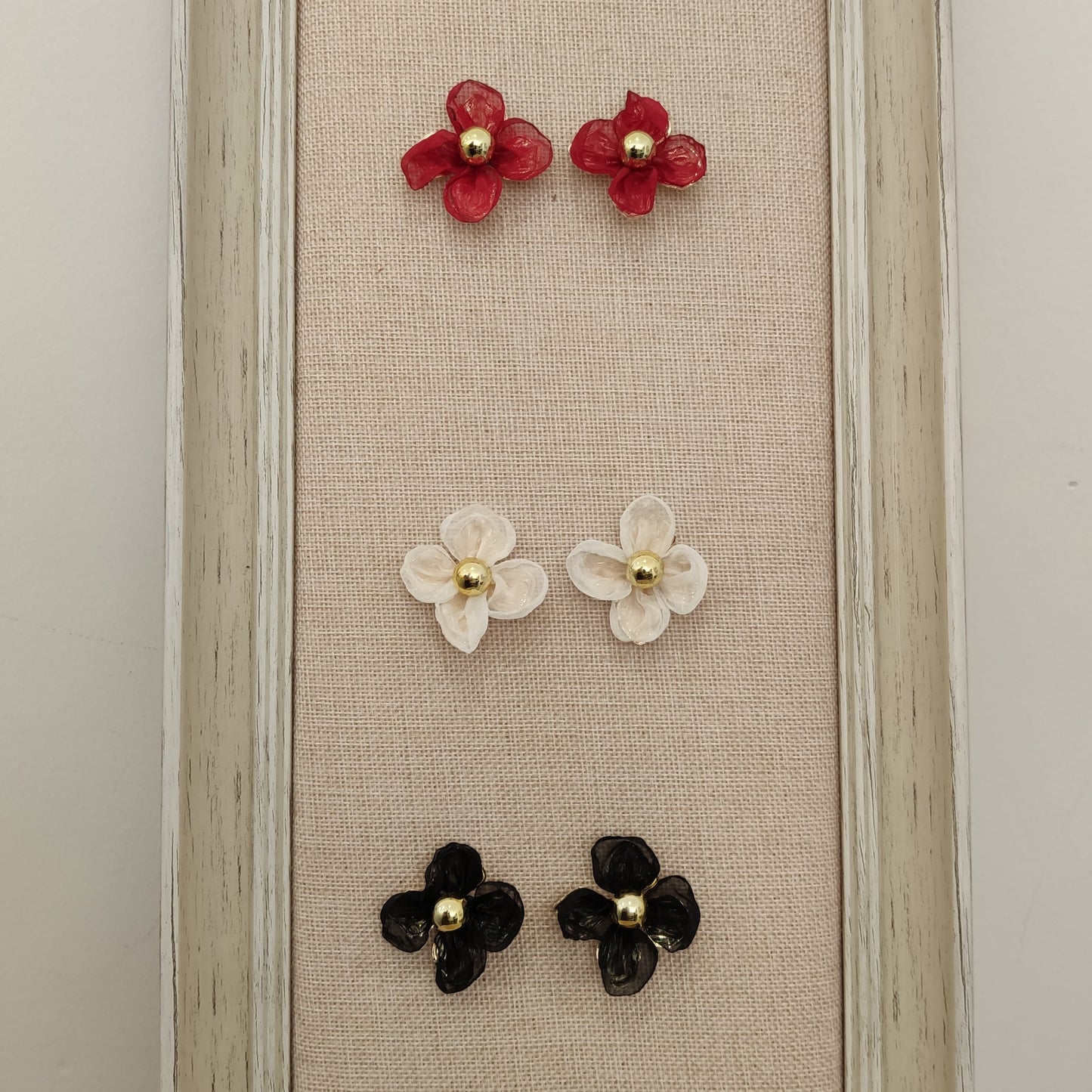 PENDIENTES FLOR