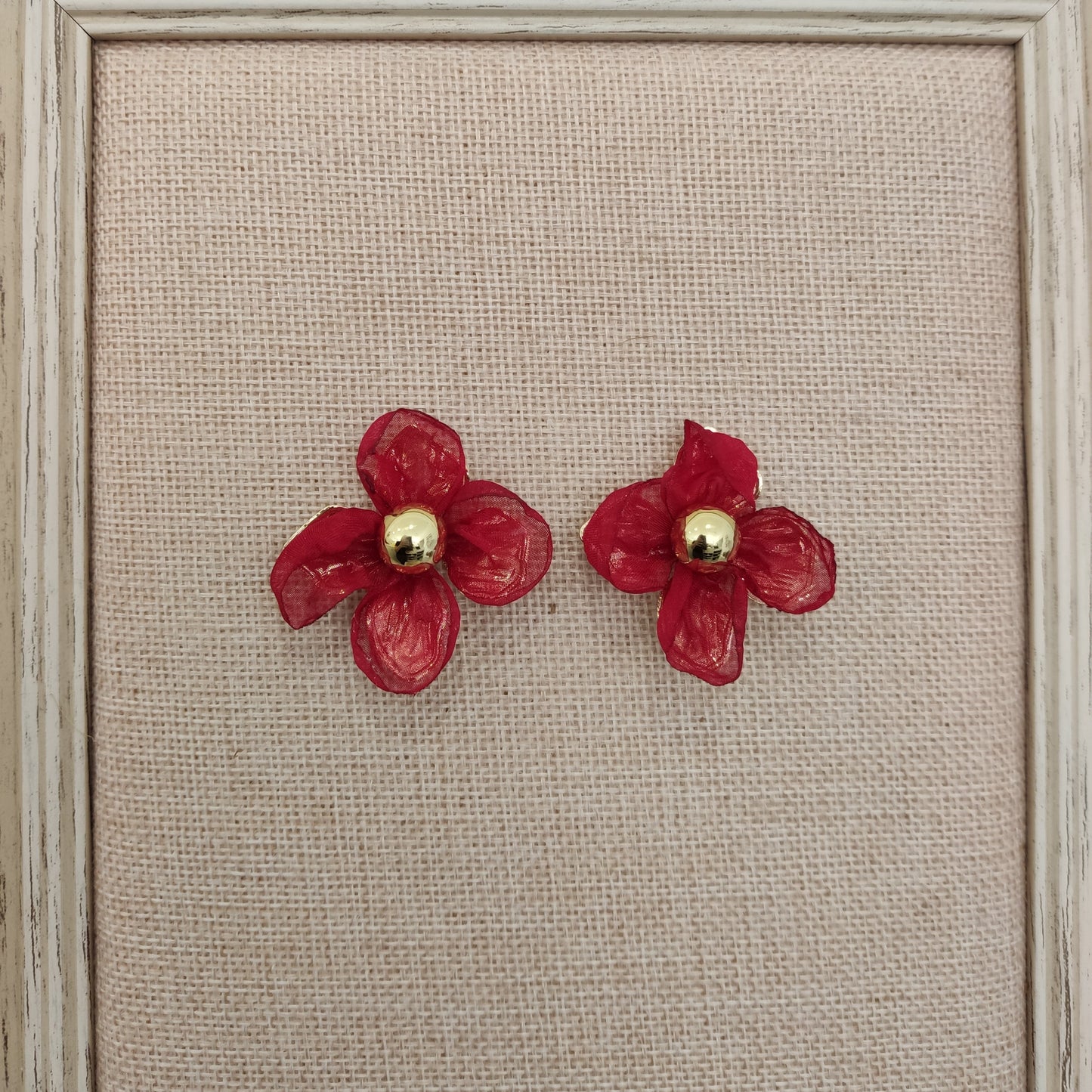PENDIENTES FLOR