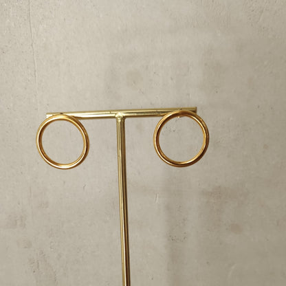 PENDIENTE CÍRULO DORADO