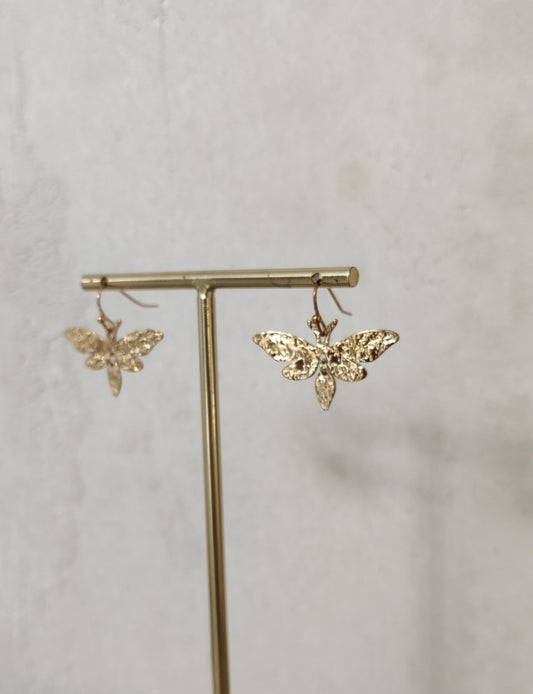 PENDIENTE MARIPOSA ORO