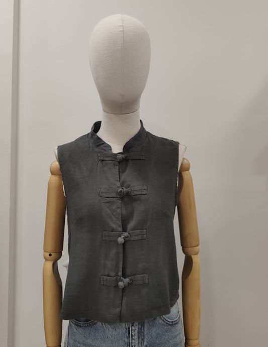 CHALECO TOKIO GRIS