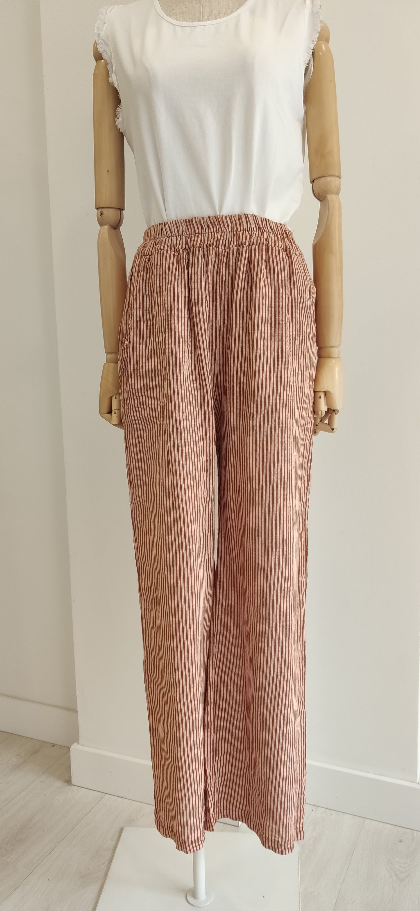PANTALÓN RAYAS CALDERO