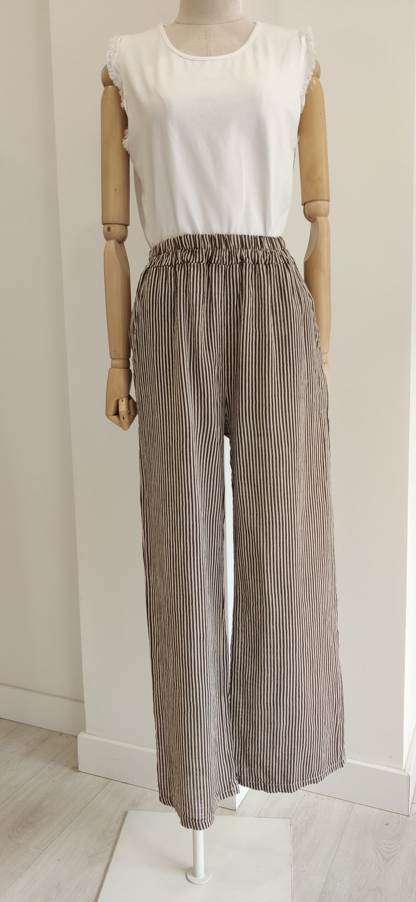 PANTALÓN RAYAS CHOCO