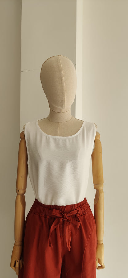 BLUSA VOLANTE BLANCO