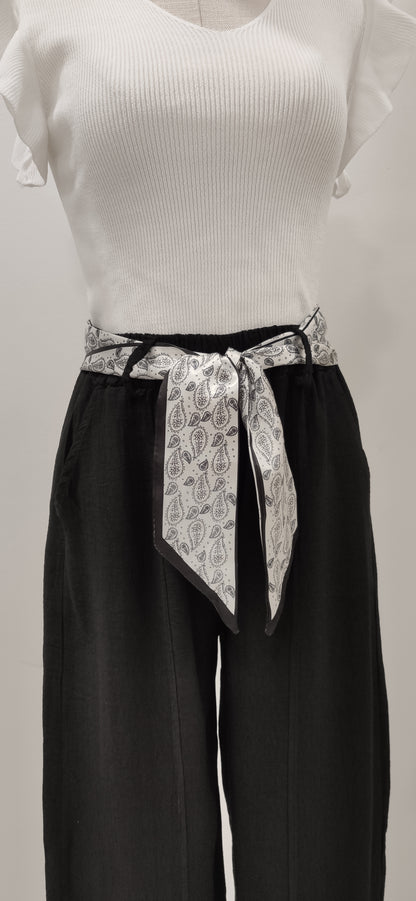 PANTALÓN BARREL NEGRO