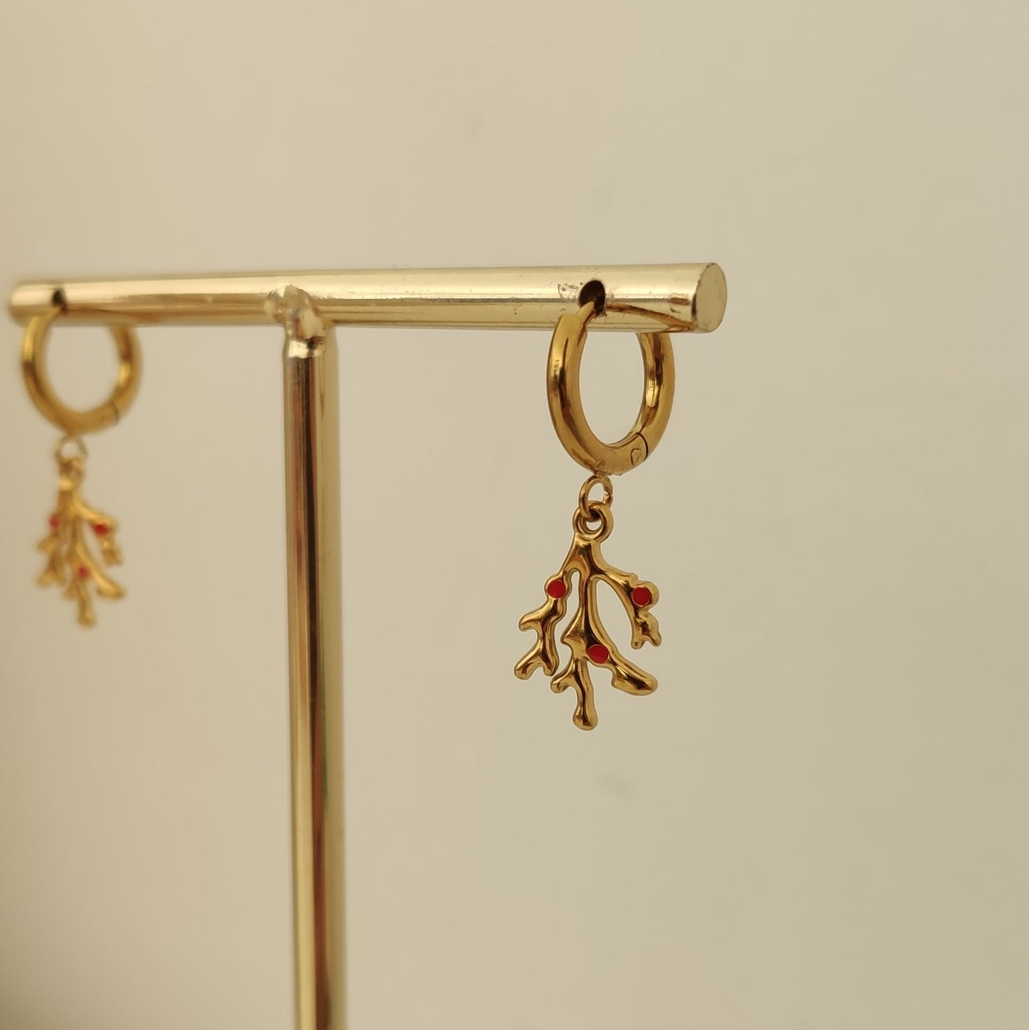 PENDIENTES CORAL