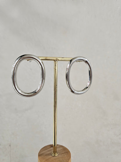 PENDIENTE ESFERICO PLATA