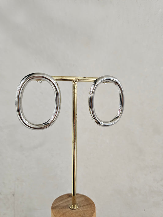 PENDIENTE ESFERICO PLATA