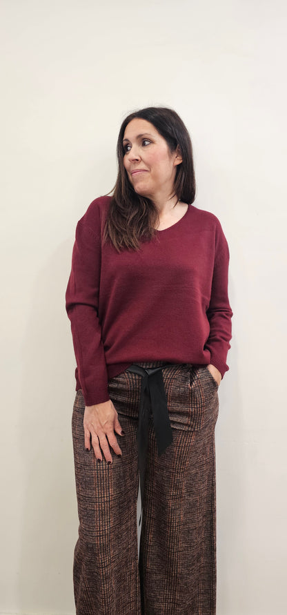 JERSEY CUORE BURDEOS