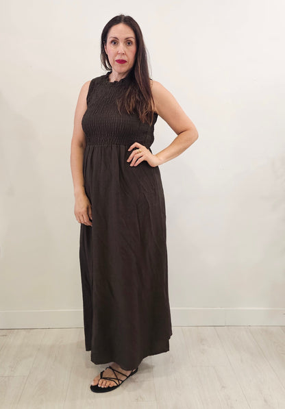 VESTIDO MER CHOCO