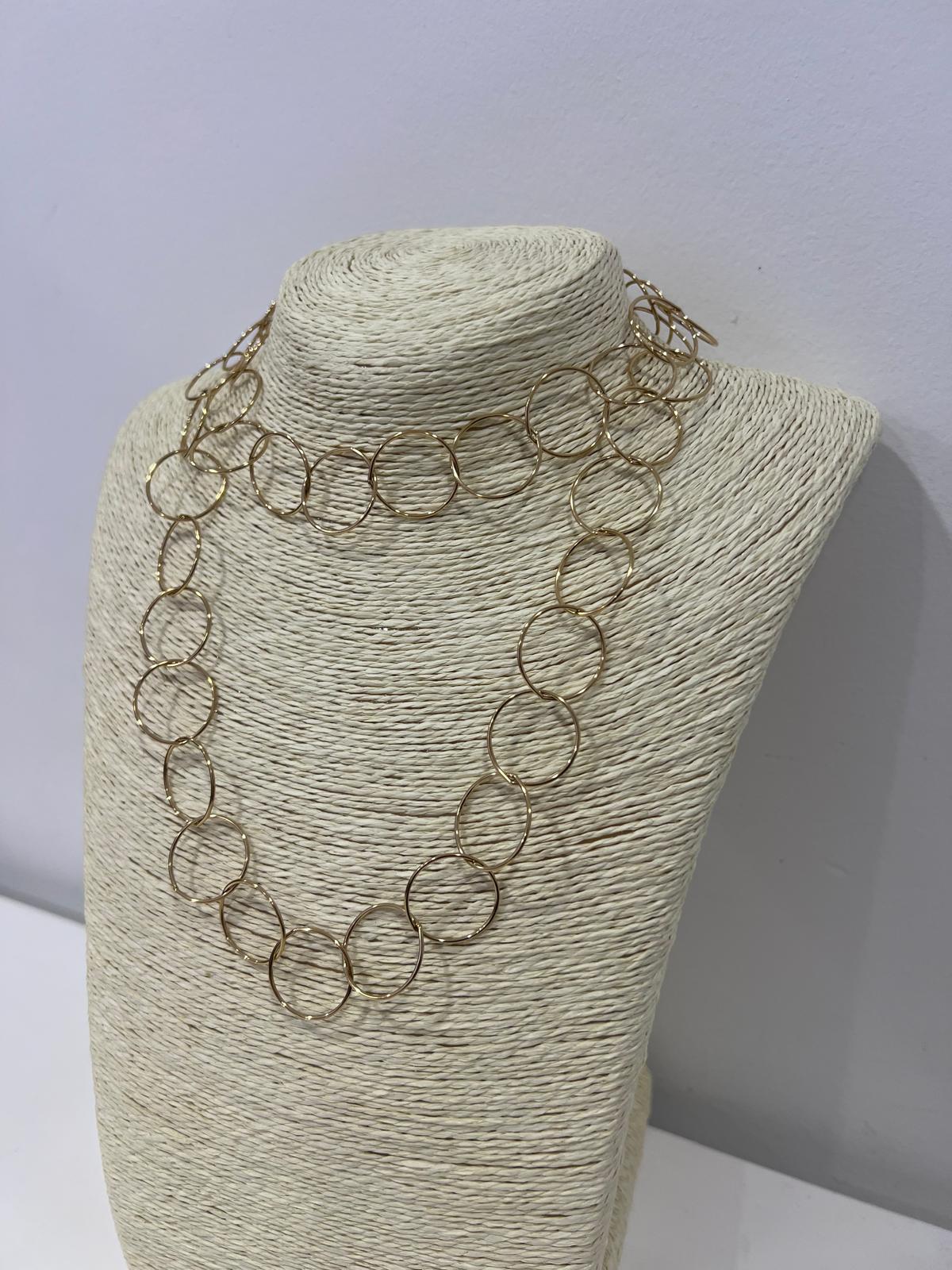 COLLAR CÍRCULOS DORADO