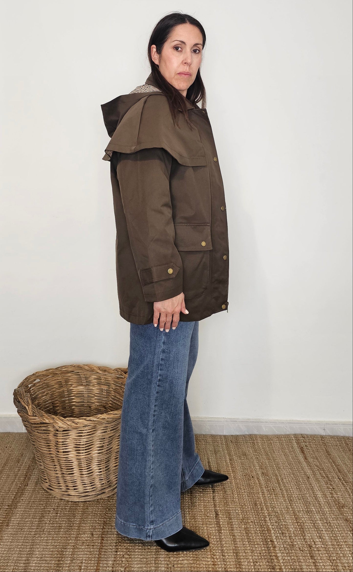 TRENCH CAPA CHOCOLATE