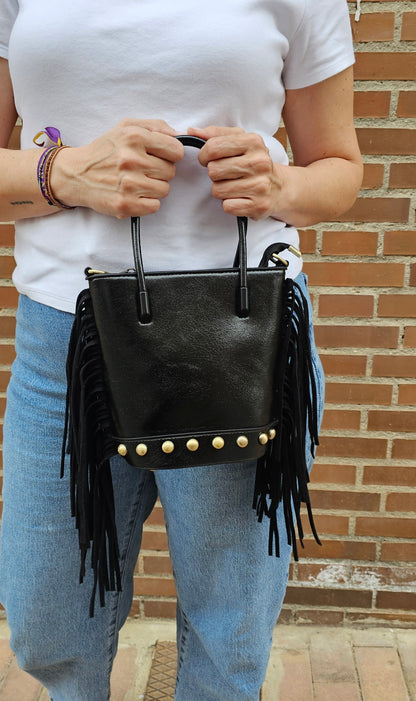 BOLSO FLECOS NEGRO