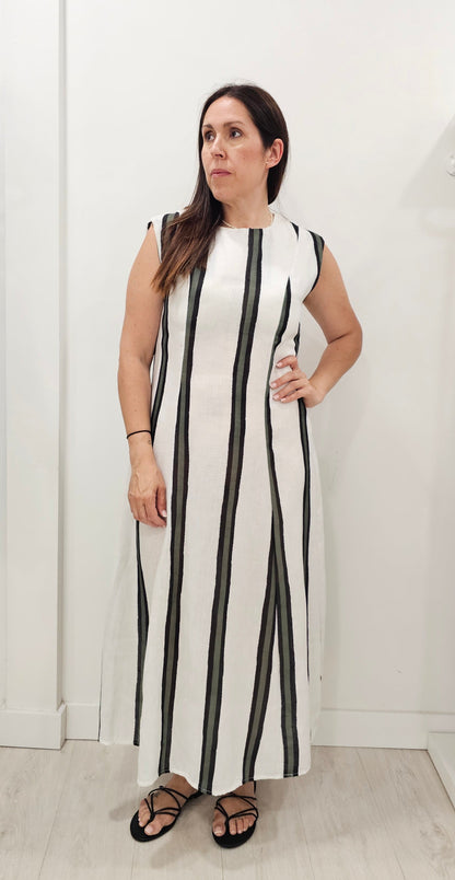 VESTIDO GRIS CARMINA