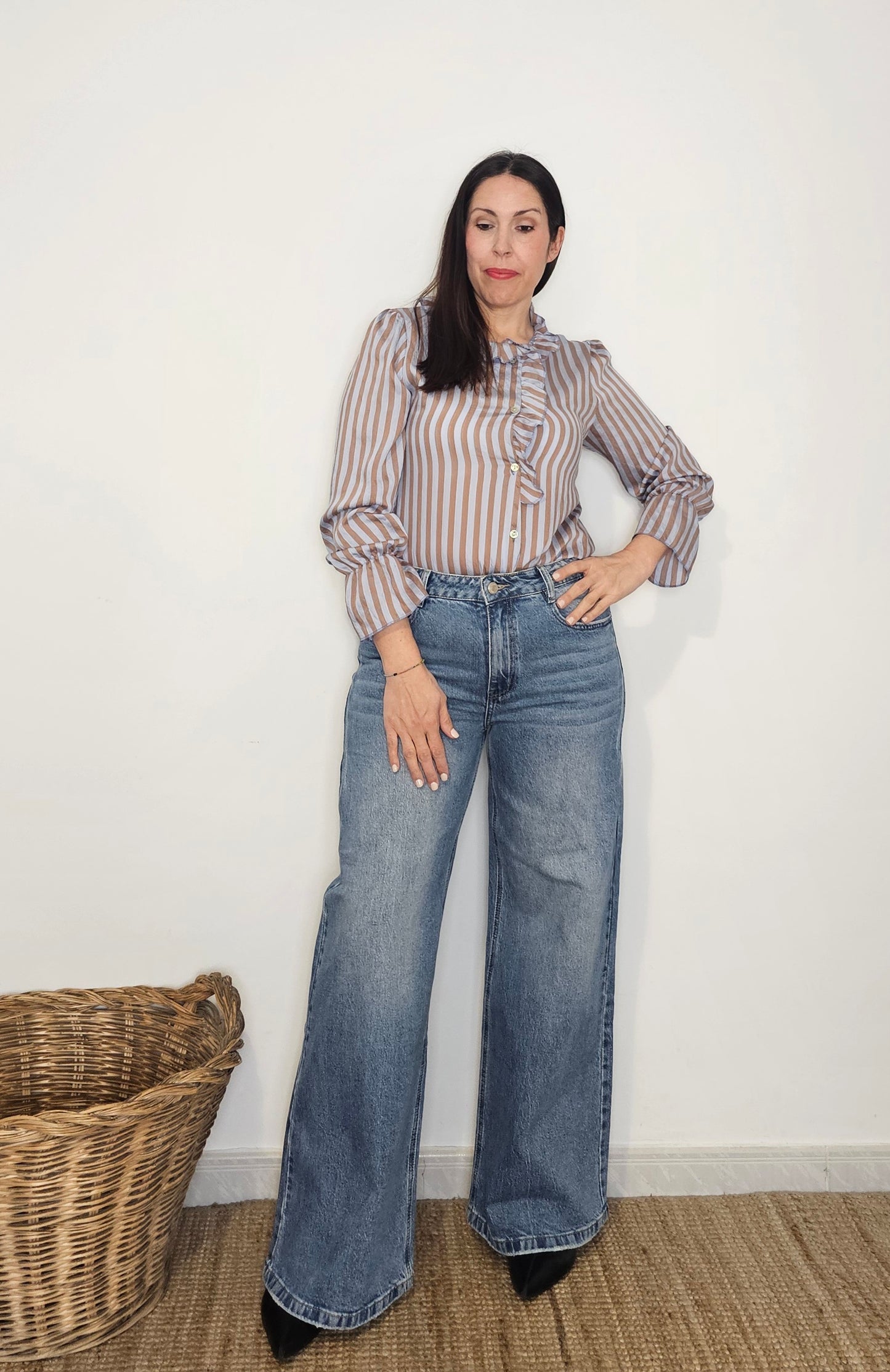 BLUSA MARFIL CELESTE