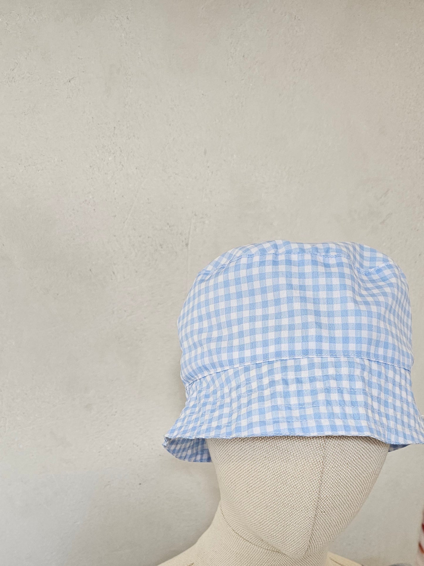 GORRO VICHY AZUL