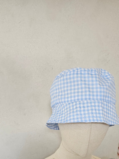 GORRO VICHY AZUL