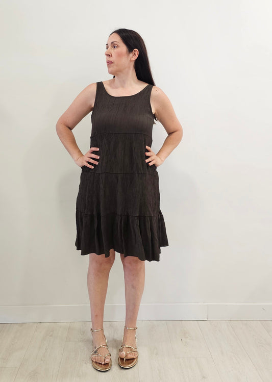 VESTIDO JAZMÍN CHOCOLATE
