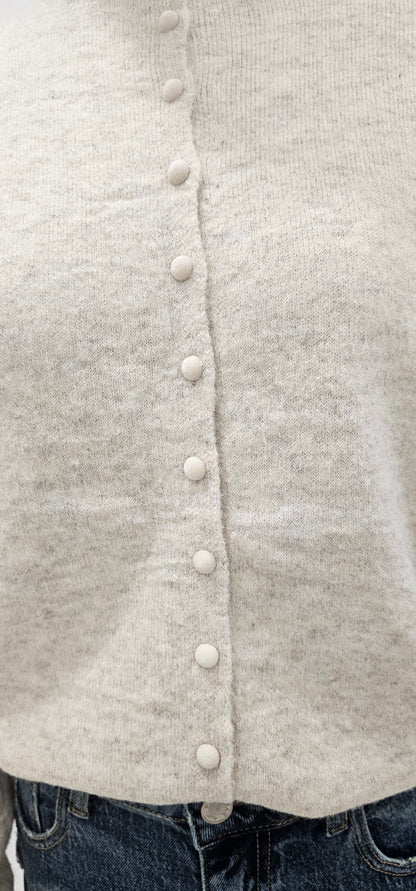 JERSEY BOTÓN BEIGE