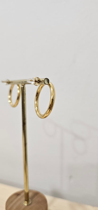 PENDIENTE CÍRCULO ORO