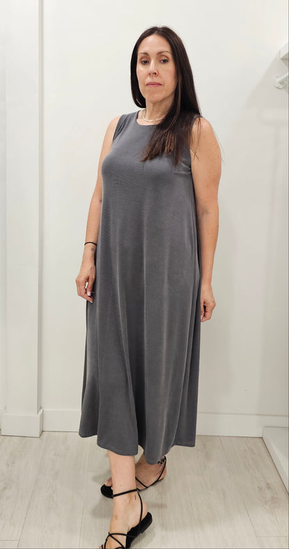 VESTIDO GRIS SUE