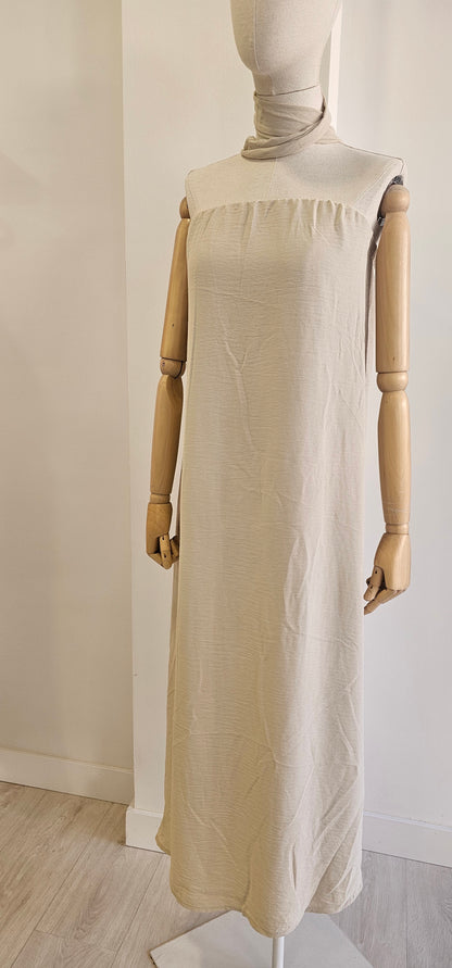 VESTIDO BAO BEIGE