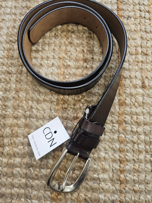 CINTURÓN PIEL MARRÓN