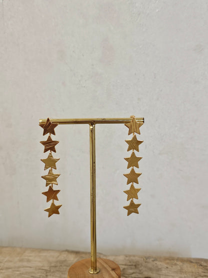 PENDIENTE ESTRELLA DORADA