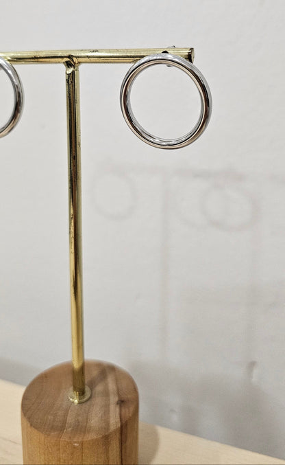 PENDIENTE CÍRCULO PLATA