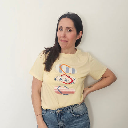 CAMISETA CHANCLAS ANARILLAS