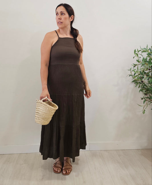 VESTIDO AMALFI CHOCOLATE