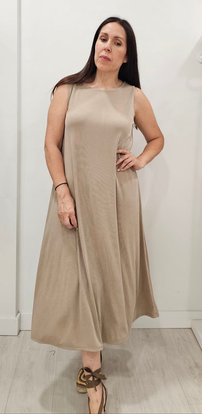 VESTIDO CAMEL SUE